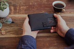 Personalized Wallet, Mens Wallet, Engraved Wallet, Leather Wallet, Custom Wallet, Gift for Men, Gift for Him, Gift for Dad, Groomsmen Gif