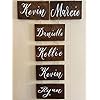 Interesting Wooden Sign Everyone bring joys to this home some when they enter others when they leave - desk sign - funny home quotes - entryway humor Wooden Signs With Sayings 8x8 Inch Brand: Ahee