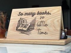 Book Placeholder Night Stand End Table Book Valet Gift for book Lovers