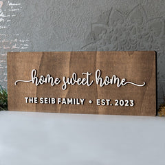 ome Sweet Home Sign, Our first home Sign, New Home Sign,