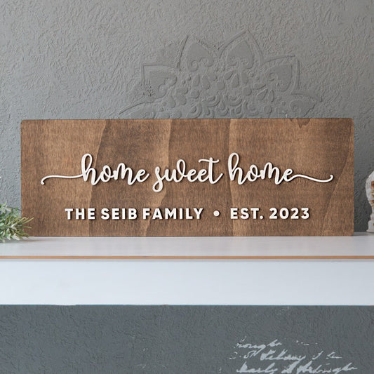ome Sweet Home Sign, Our first home Sign, New Home Sign,