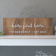 ome Sweet Home Sign, Our first home Sign, New Home Sign,