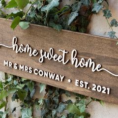 ome Sweet Home Sign, Our first home Sign, New Home Sign,