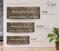 ome Sweet Home Sign, Our first home Sign, New Home Sign,