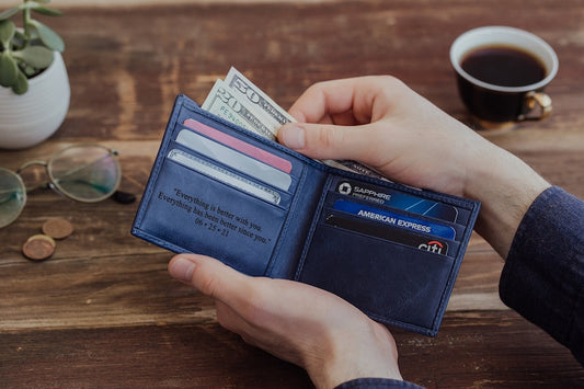 Personalized Wallet, Mens Wallet, Engraved Wallet, Leather Wallet, Custom Wallet, Gift for Men, Gift for Him, Gift for Dad, Groomsmen Gif