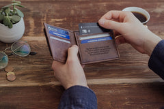 Personalized Wallet, Mens Wallet, Engraved Wallet, Leather Wallet, Custom Wallet, Gift for Men, Gift for Him, Gift for Dad, Groomsmen Gif