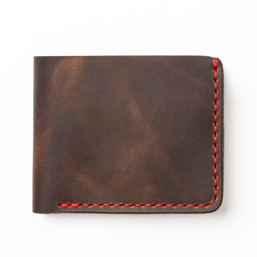 Leather Traditional Wallet - Heritage Brown – Custom Engraved