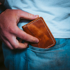 Leather Traditional Wallet - Heritage Brown